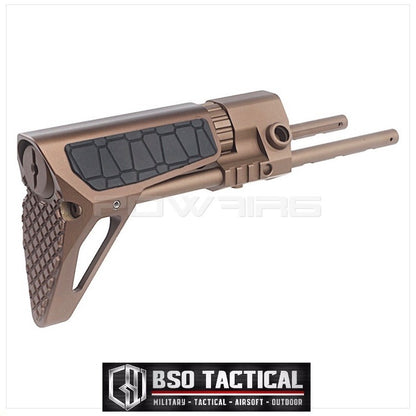 Popor Airsoft G&P Metal PDW Stock Snakeskin M4 Series AEG Full Metal