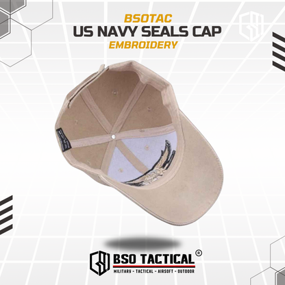 Topi Bordir Outdoor US Navy Embroidery Import