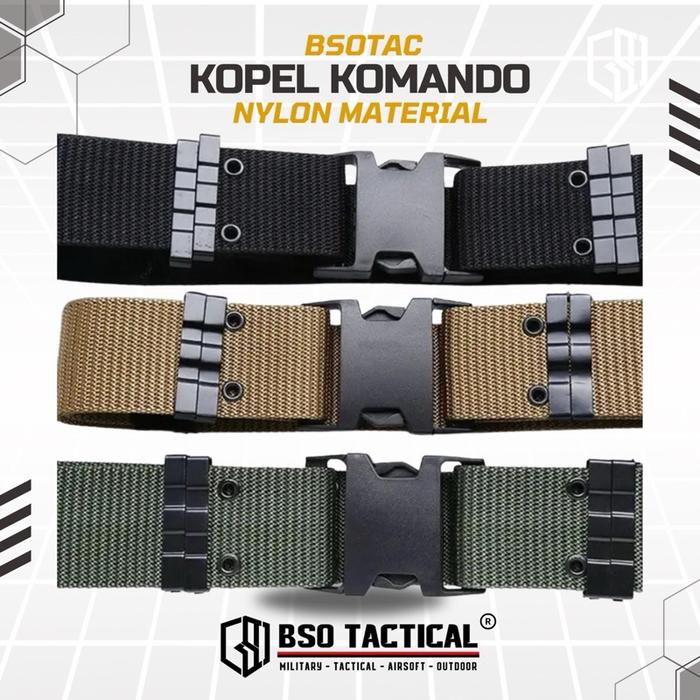 Ikat Pinggang Komando Belt Kopel Tactical Nylon Heavy Duty Nylon for Outdoor Sports