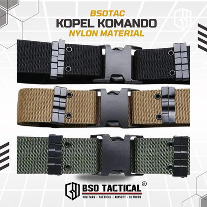 Ikat Pinggang Komando Belt Kopel Tactical Nylon Heavy Duty Nylon for Outdoor Sports