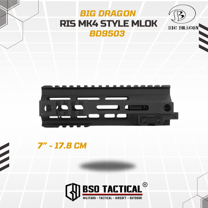 BD Tactical RIS Geiselle MLOK Modular Handguard MK4 7" 9.5" 13"