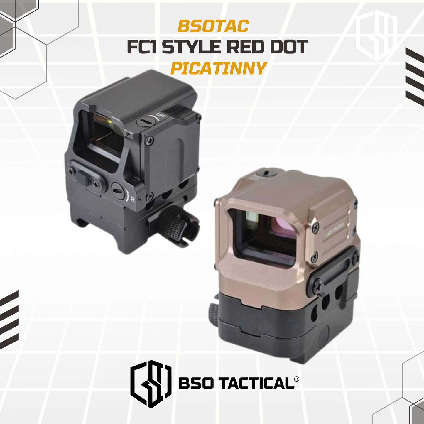Scope Tactical DI Style FC1 Red Dot Sight Mini Prism Airsoft Holosight