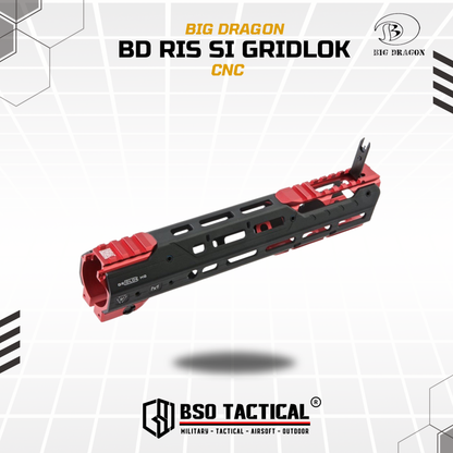 RIS SI Gridlok Handguard Complete CNC Full Metal Marking