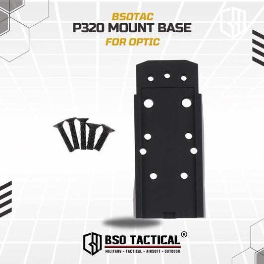 Mount Base P320 M17 M18 Rear Sight Mount Plate Universal Red Dot Sight