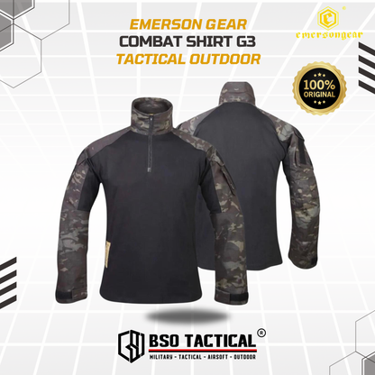 Emerson Gear Combat Shirt Tactical G3 Outdoor Shirt Baju Olahraga Luar Ruangan Gaya Taktis