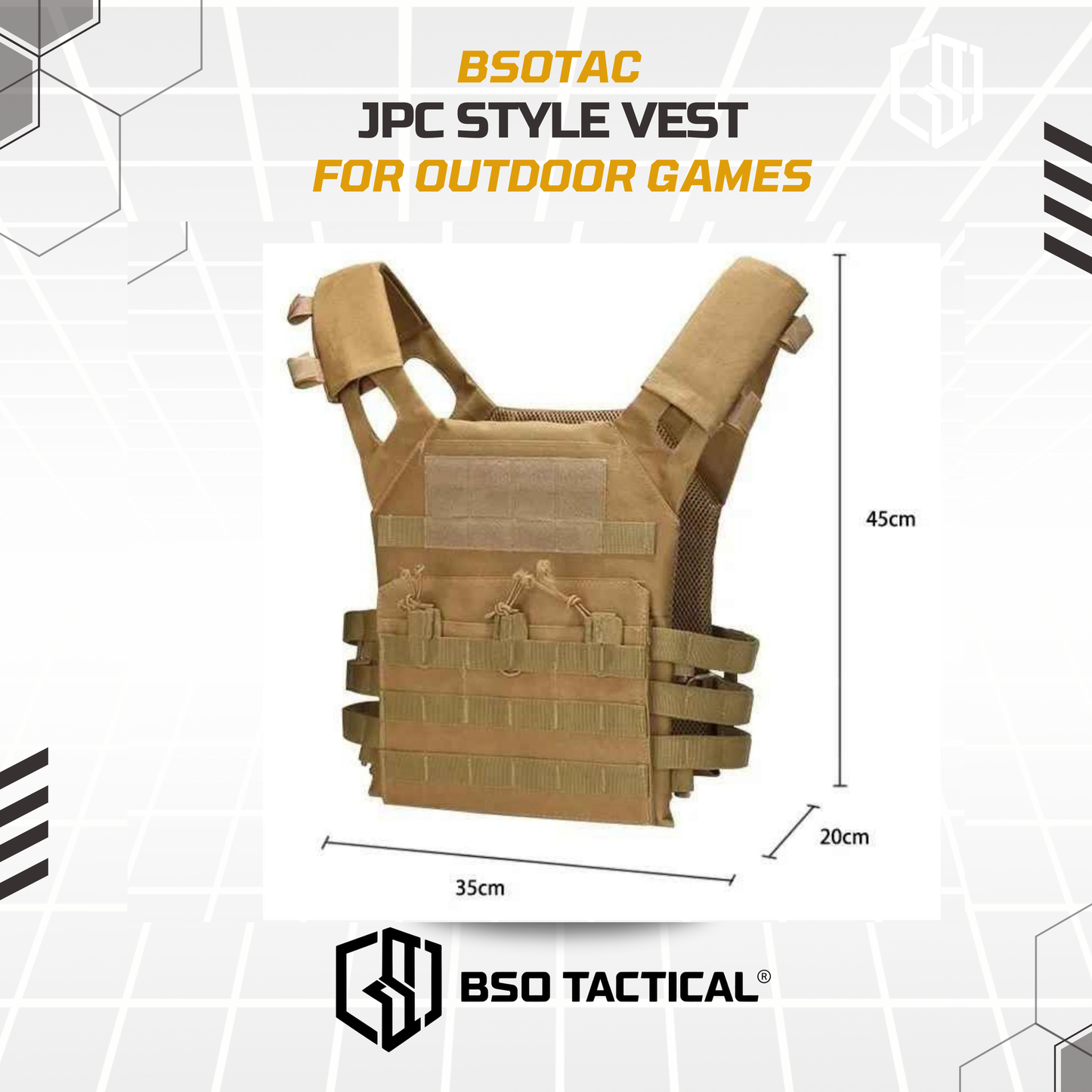 Rompi Olahraga JPC ACM Tactical Molle Vest Body Protection Lighweight Outdoor Gym Fitness Hyrox Outdoor Sport