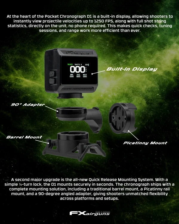 FX Chrono Pocket Chronograph D1