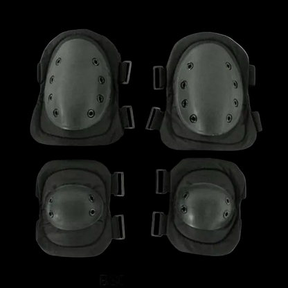 Kneepad Elbow Set Tactical Outdood Pad SWAT Style