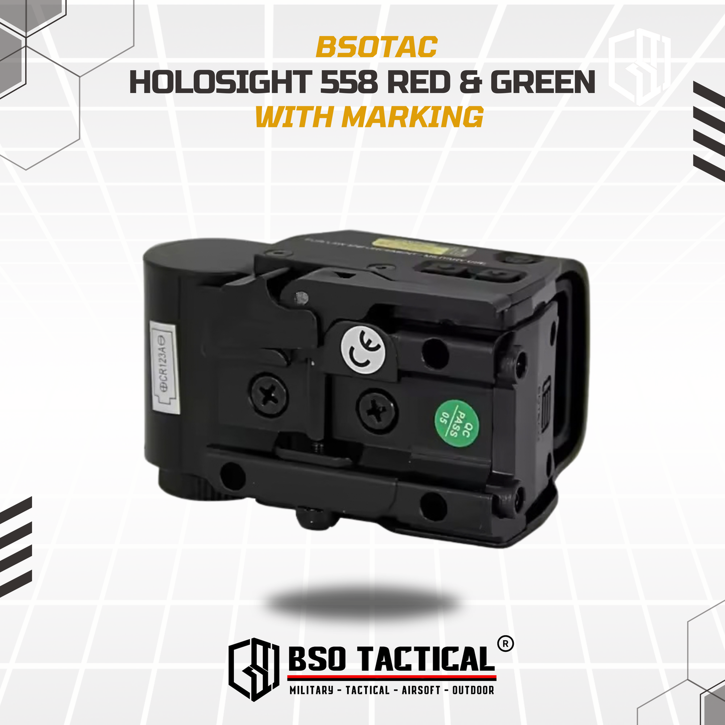 Holosight ET Style 558 XPS 3-2 Tactical Red Green Dot Scope Sight With Marking - Repro