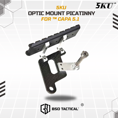 5KU Mounting Scope Red Dot Picatinny Rail for Capa Metal Carbon