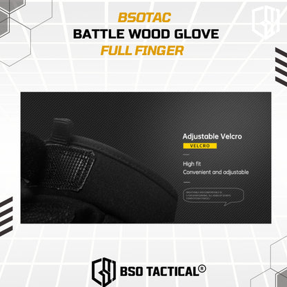 Battle Wood Outdoor Tactical Motorcycle Glove Full Finger Protection Multifungsi - ST1805