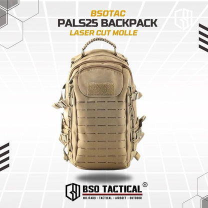Tas Ransel Molle Backpack PALS 25L EDC Outdoor 600D Polyester 210D Lining 42x12x21cm 1.5kg Hyrox Camping Hiking Bag