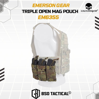 Emerson Gear Pouch Molle Triple Open Mag Pouch 500D Bag