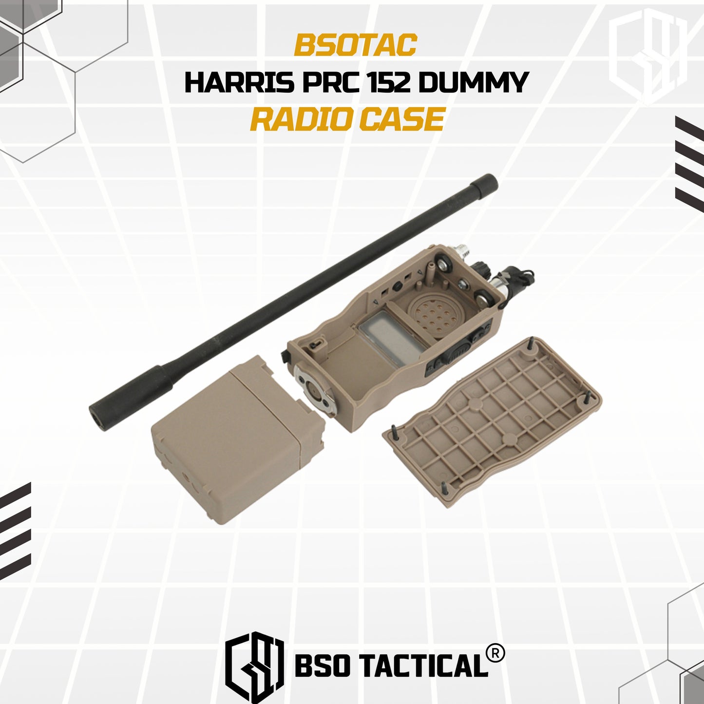FMA Harris PRC 152 Dummy Radio Case Accesories Gear Walkie Talkie Tempat HT