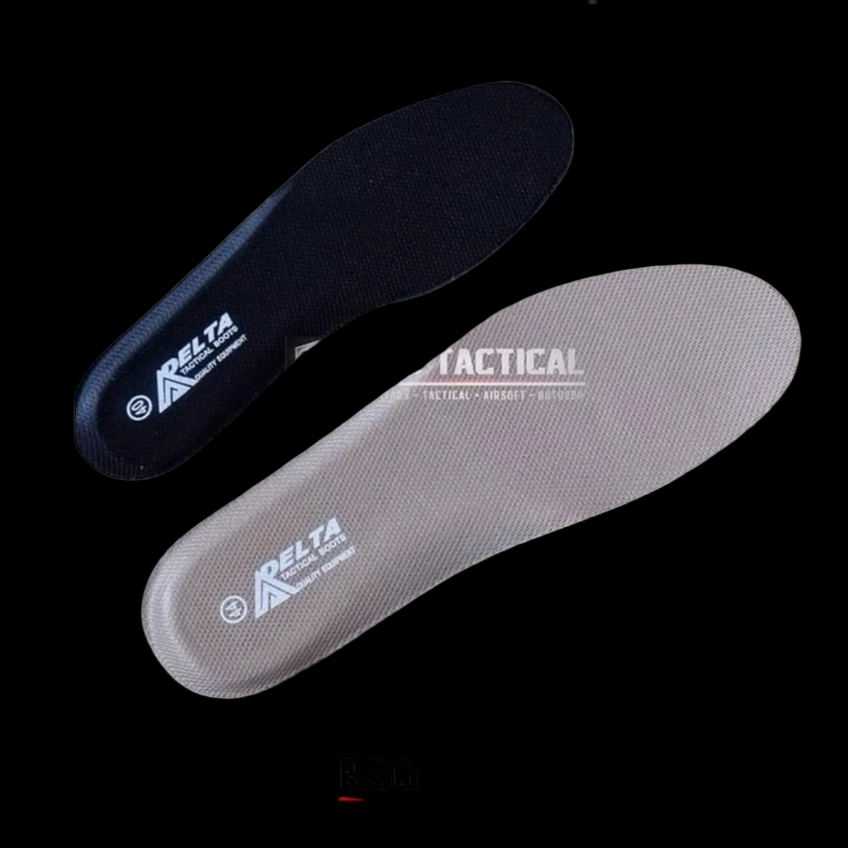 Insole Sepatu Outdoor Delta Boots Universal Hitam Cream