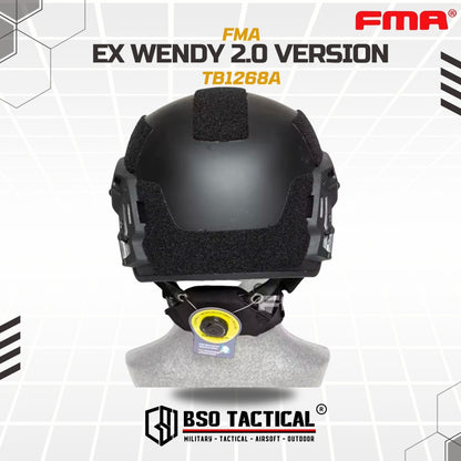 FMA Helmet EX Wendy TWF 2.0 Rail Thick Version Olahraga Outdoor Multifungsi