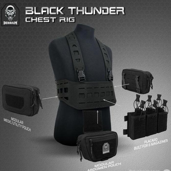 Durhaim Tactical Chestrig Thunder Chest Rig Outdoor - ORIGINAL