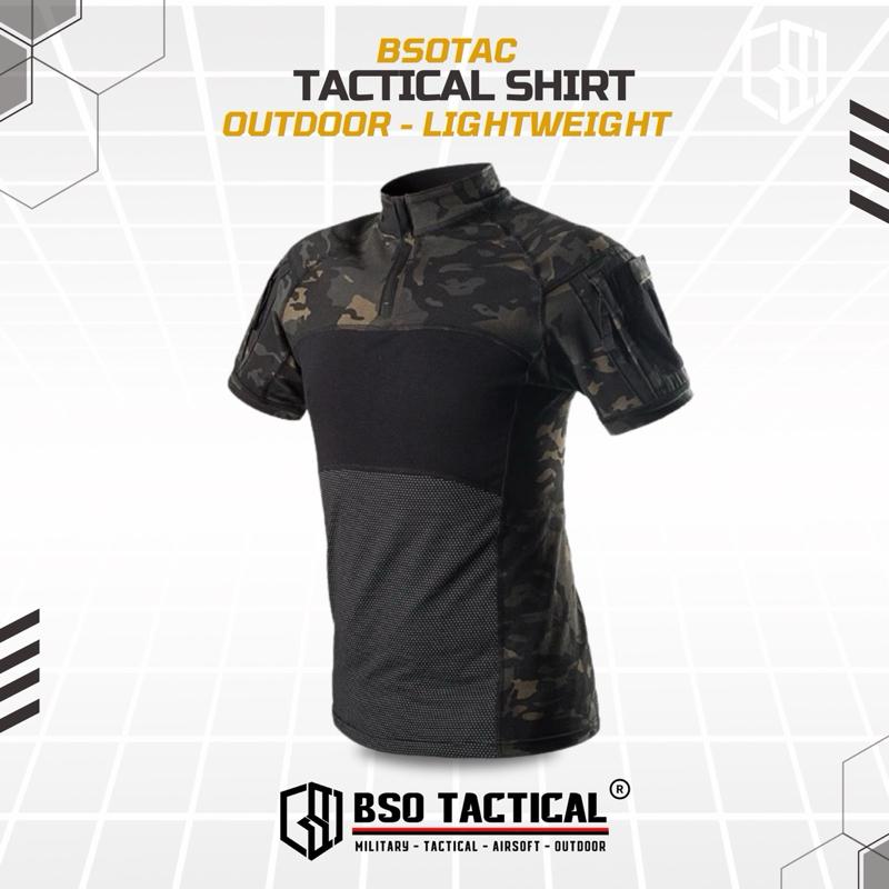 Baju Outdoor Lengan Pendek Shirt Short Sleeve Lightweight Quick Dry Shirt