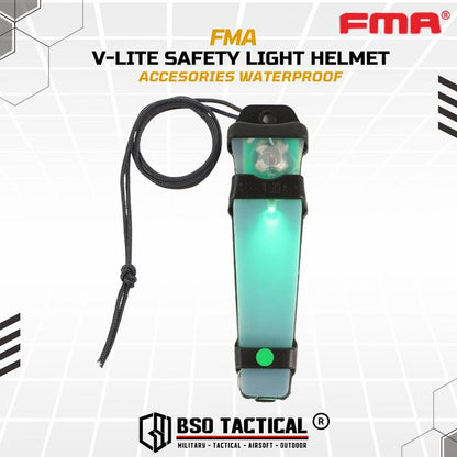 FMA V-Lite Safety Light Helmet Outdoor Accesories Signal Waterproof