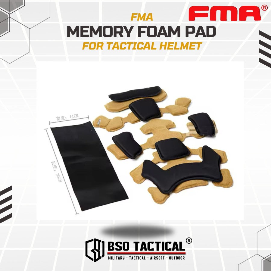 FMA Busa Dalam Helm Tactical MT Helmet Protected Pads Foam Helm Set - TB1275