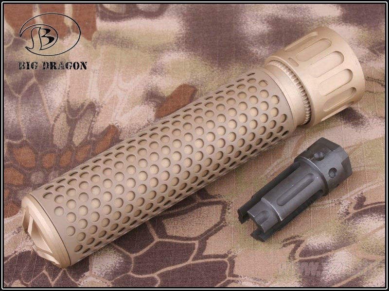 Tactical Silencer KAC Style 5.56 QD Long Mock Suppresor Flash Hider