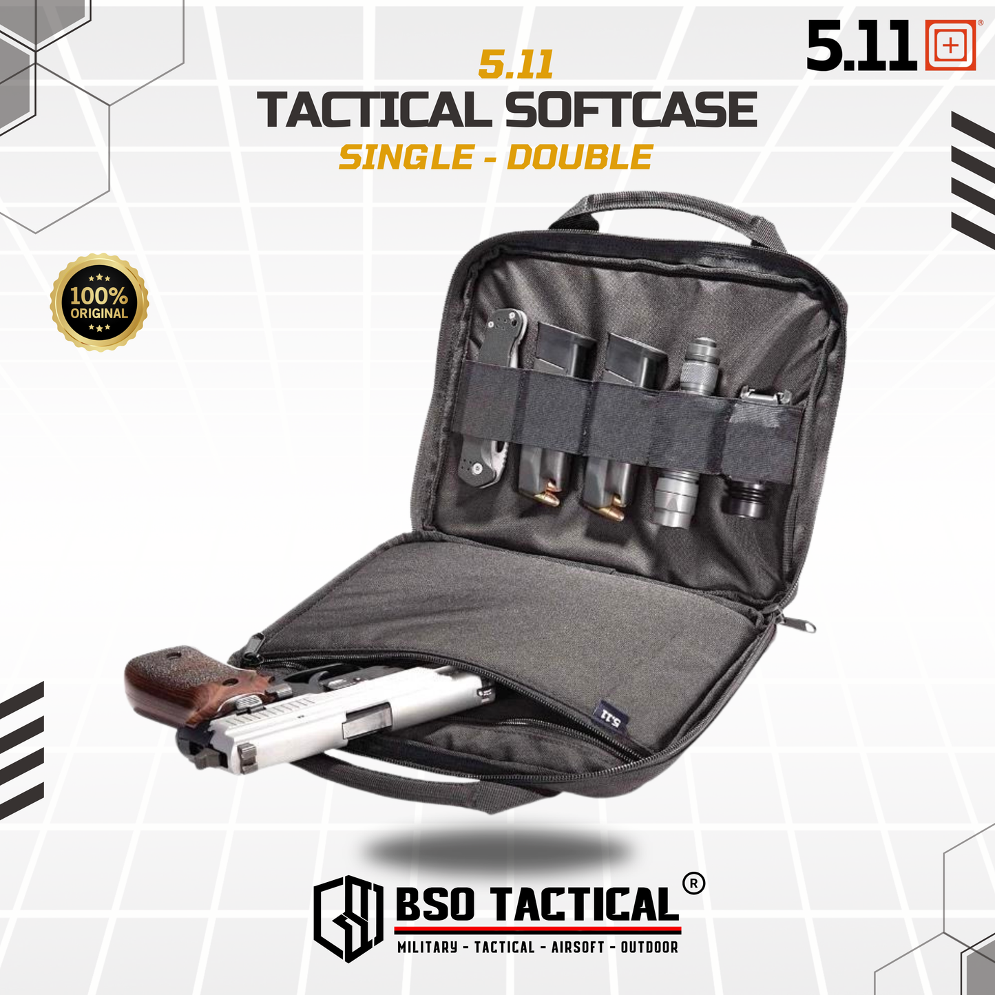 5.11 Tactical Case for Handgun Multifungsi Outdoor Bag