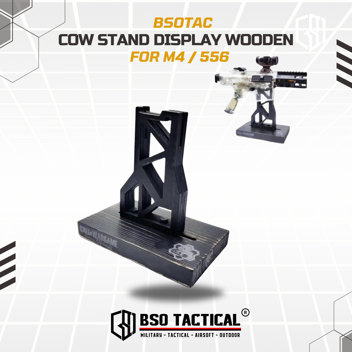 Stand Display COW Cleaning Wooden Universal M4 Mag 556