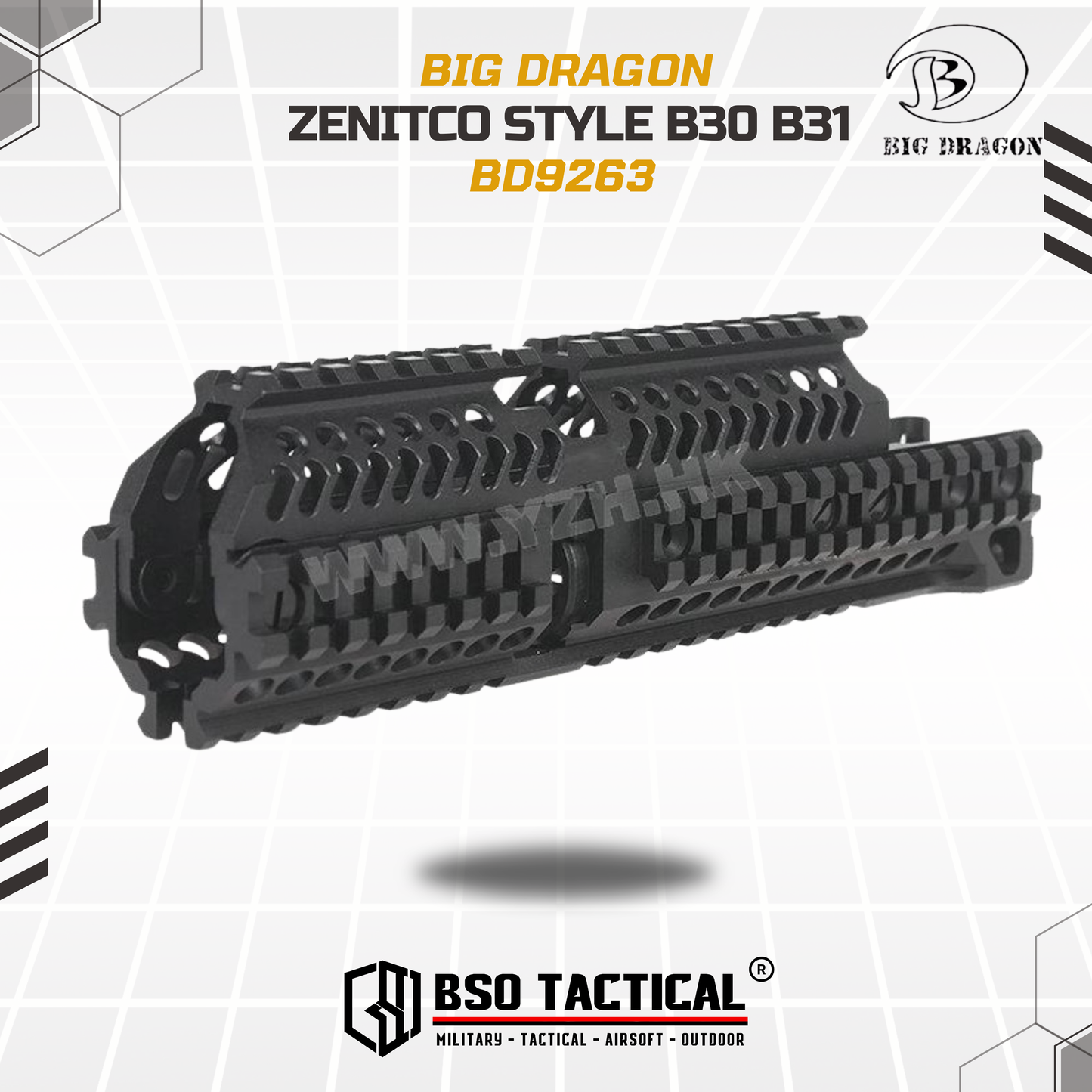 BD Tactical RIS Zenitco B30 B31 Handguard AK47 Series Full CNC - BD9263