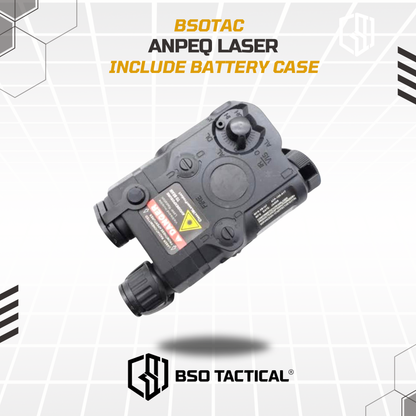 ANPEQ15 Style Red Laser with Battery Box Polymer