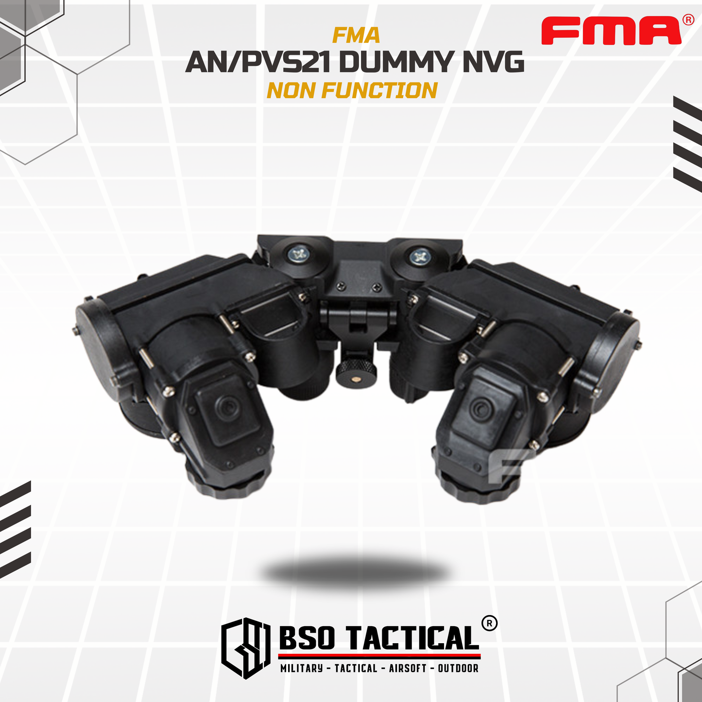 FMA Airsoft Helmet PVS21 NVG Night Vision Goggle DUMMY Model No Function Cosplay Toys - TB1300