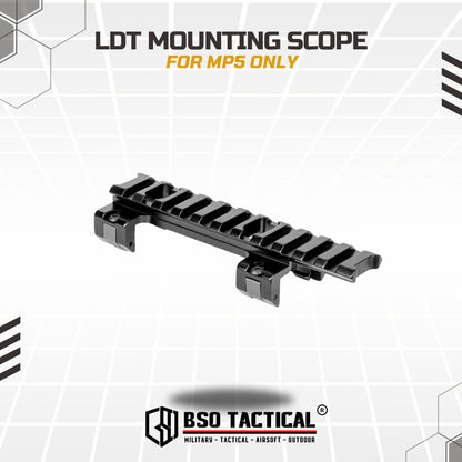 Rail Mount MP5 Top Rail for Optic Scope Full Metal