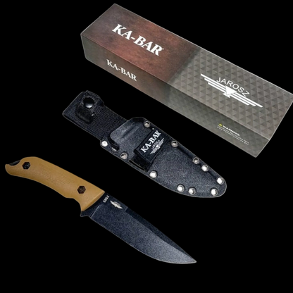 Pisau Hunting Outdoor Knife Kabar Jarosz Full Tang with Kydex Sheats