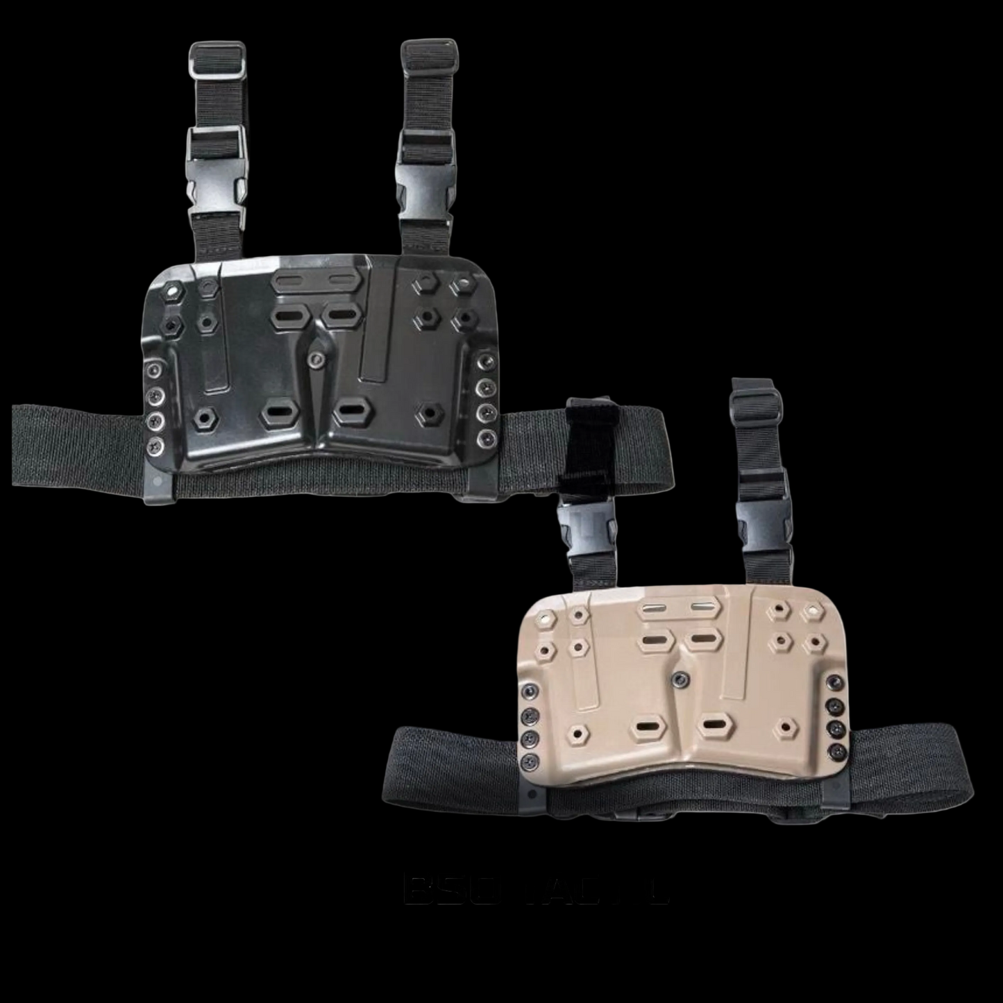 FMA Holster Paha Tactical Drop Leg Mag Carrier Pouch 556 Double Slot - TB1375