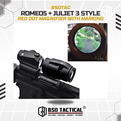 Red Dot Scope SIG ROMEO5 Magnifier JULIET3X Holosight Tactical Combo Package