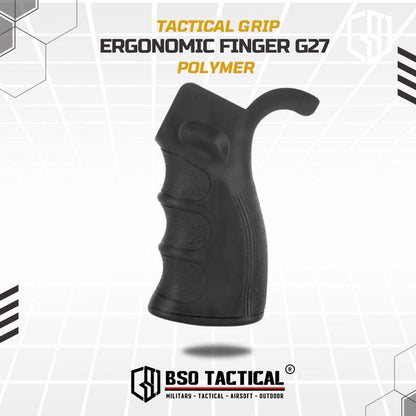 Tactical Hand Grip G27 Style Polymer Ergonomic Handle Handgrip GBBR