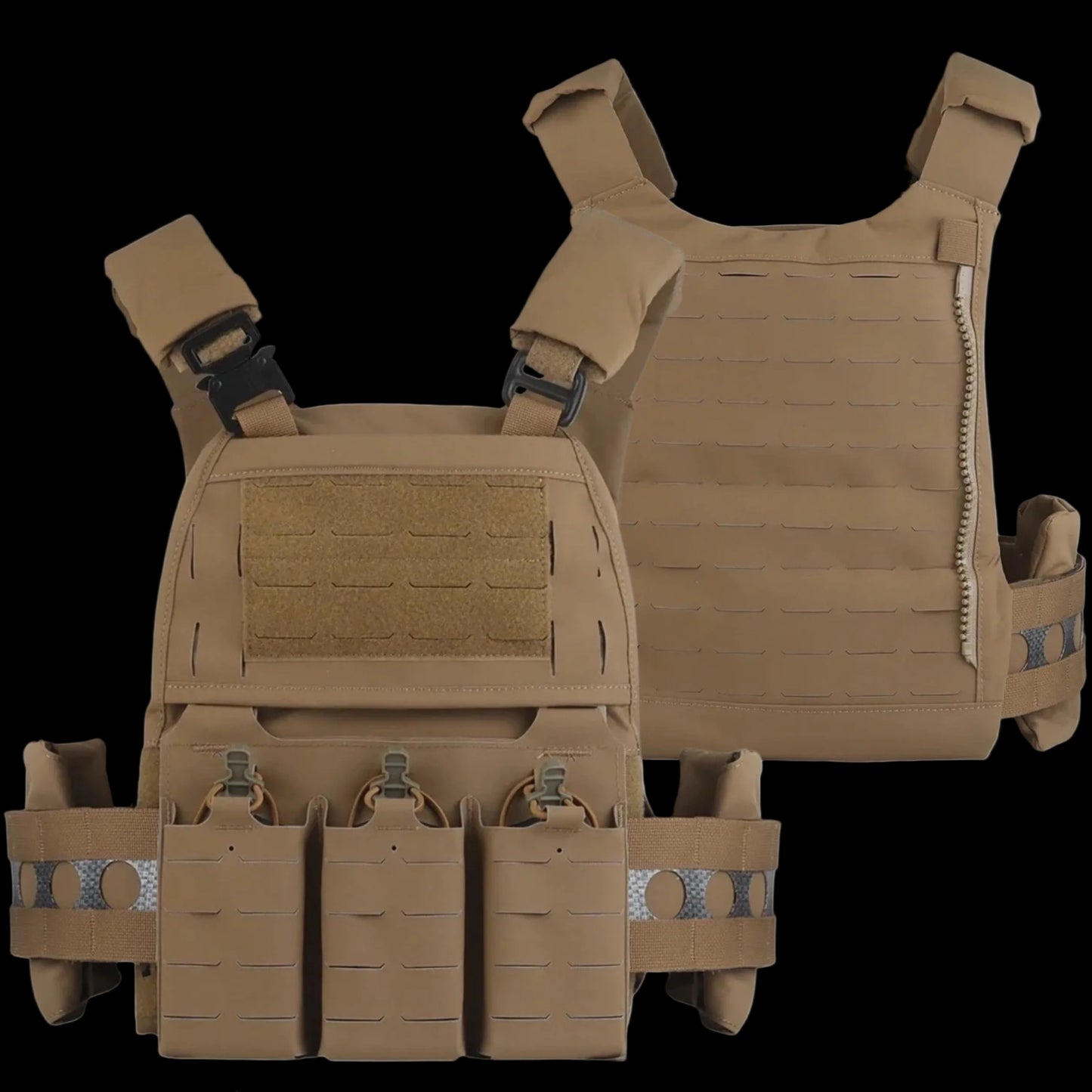 WoSport FCPC V5 Outdoor Tactical Vest with Triple Mag Pouch QD