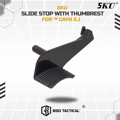 Slide Stop with Thumb Rest CNC Alumunium for TM CAPA