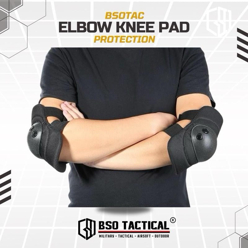 Kneepad Elbow Set Tactical Outdood Pad SWAT Style