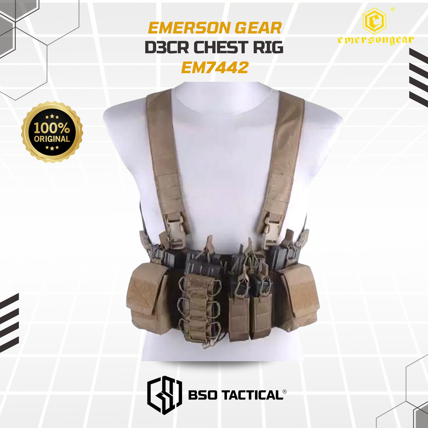 Emerson Gear D3CR Outdoor Tactical Chestrig - EM7442
