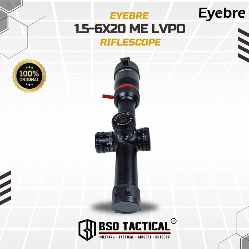 Eyebre Rifle Scope 1.5-6x20mm LPVO Hunting Telescope
