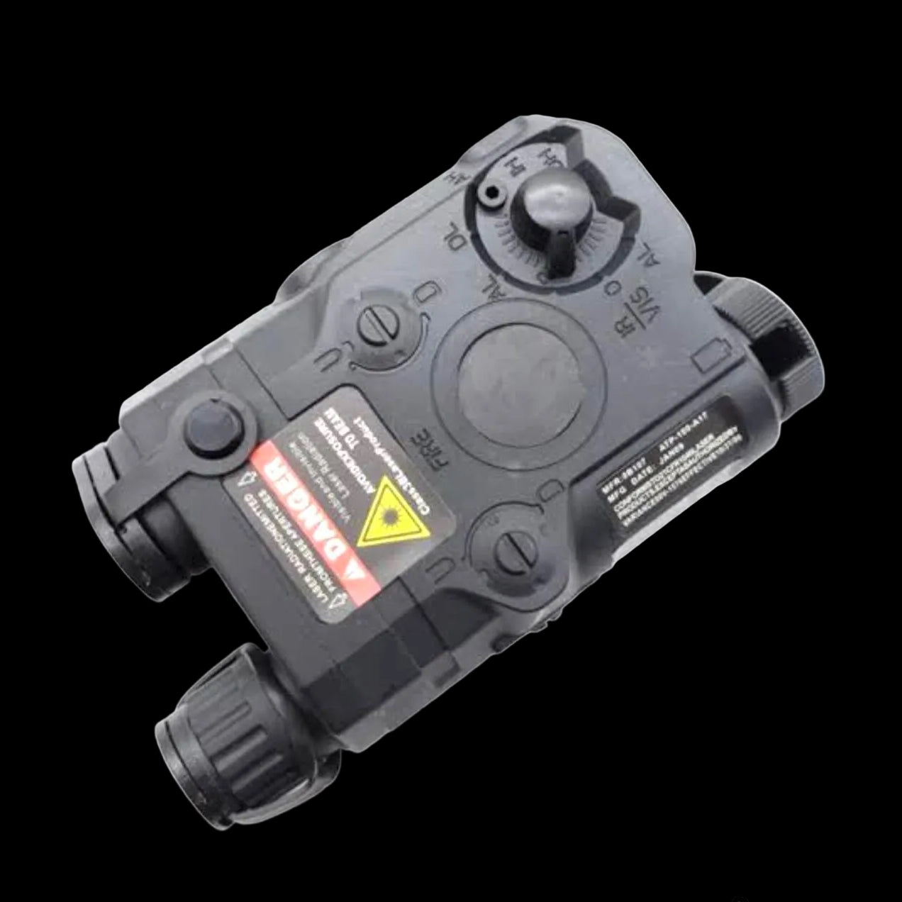 ANPEQ15 Style Red Laser with Battery Box Polymer