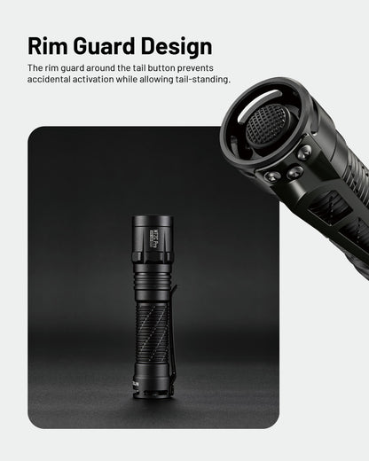 NITECORE MT2C PRO Senter LED Tactical Flashlight UHi 20 IP68 1800 Lumens Outdoor Flashlight Camping - ORIGINAL