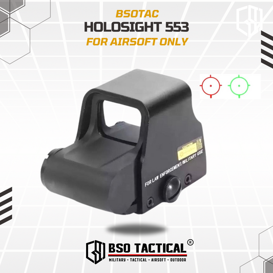 Holosight 553 Style Red Green Dot Scope Sight Picatinny Full Metal for Toys