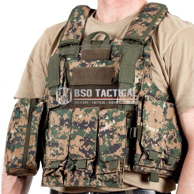 Rompi Ciras Style Tactical Vest Plate Carrier Set