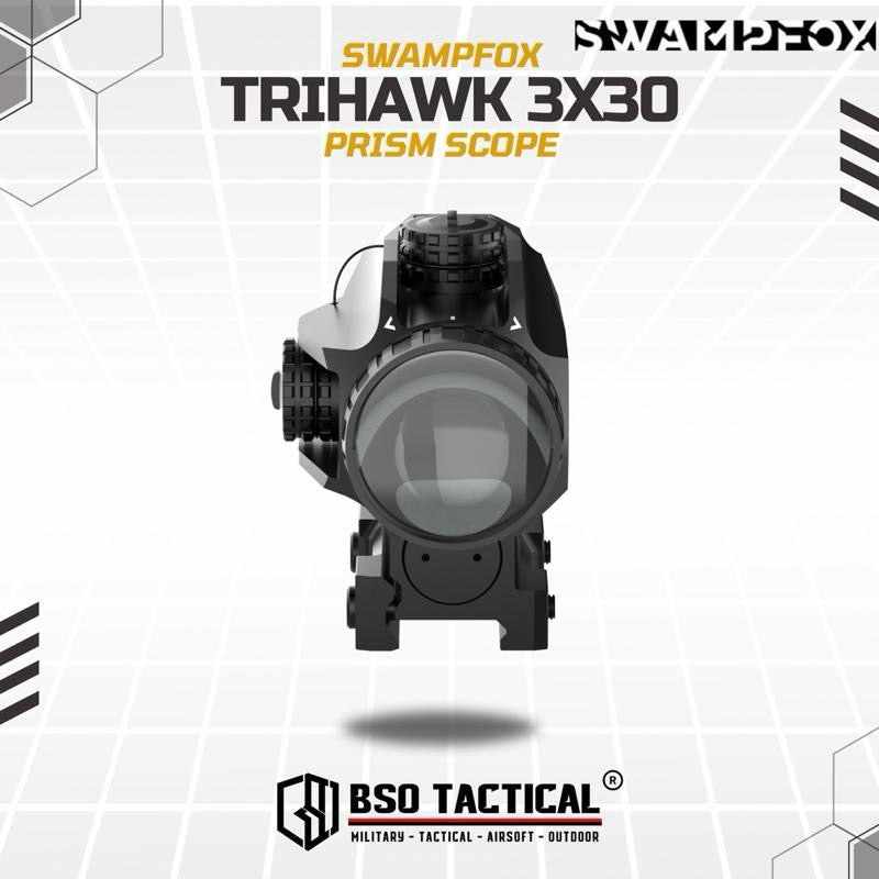 Swampfox TRIHAWK 3x30 Tactical Prism Scope