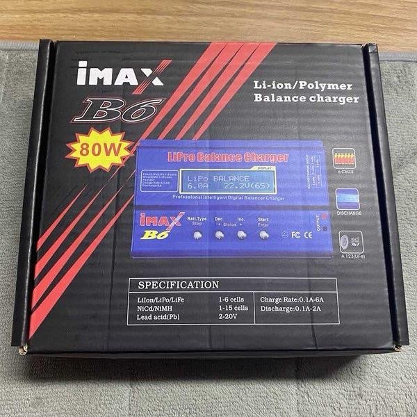 Charger Battery IMAX B6 Lipo Li Ion Polymer 80W Batre RC Balancer Baterai Remote Control Toy