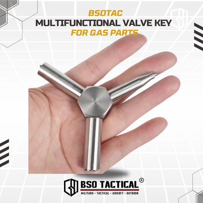 Multifunctional Triangle Valve Key for Gas Parts Multitools