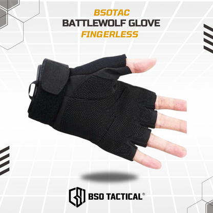 Sarung Tangan Battle Wood Hellstorm Half Finger Outdoor Glove Fingerless