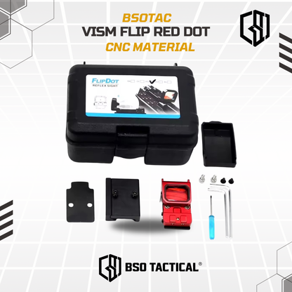 Vism Flip Red Dot Scope Sight RMR Holosight With Mount Picatinny Metal