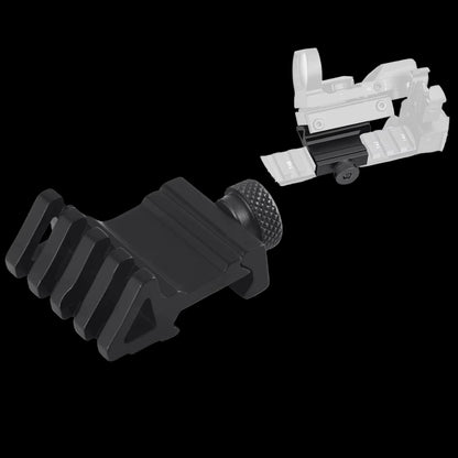 Side Mounting Rail 45 Degree RMR Red Dot Sight CQB 20mm Picatinny